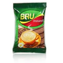 Unikalus Bru tirpios kavos pakelis, 2,2 g, pakelis beige