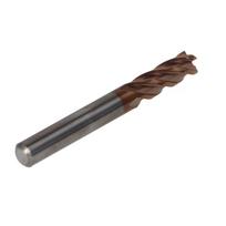 Karbido freza VHM HRC55 4 peiliai fi 5mm 50mm TiN