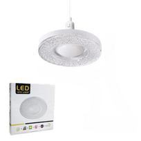 1PC 24W led Bulb E27 Screw Round Square Lamp Household Eye Protection Energy Saving Screw Acrylic LED Aurora Lamp