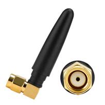 WiFi Bluetooth ZigBee antena 2.4 GHz RP-SMA kištukas, 2.5 dBi, stačiu kampu