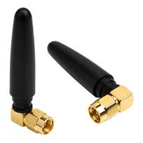 WiFi Bluetooth ZigBee antena 2.4 GHz SMA kištukas, 2.5 dBi, stačiu kampu