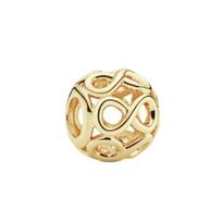 New Gold Series Charm Cross Castle Bee Beer Wine Pendant Bead Fit 3mm Snake Bracelet Exquisite Jewelry Gift beige