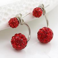 Women’s Hypoallergenic Shaba Ball Earrings Fashion Dangle Design Party & Daily Wear Elegant Gift Jewelry Accessory