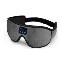 3D miego ausinės Bluetooth akių kaukė moterims, vyrams, belaidė muzikos užtemdanti kaukė šoniniams miegaliams, nemigai, kelionės dovana black