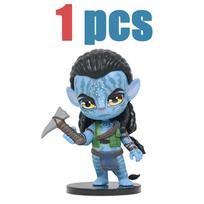 Avatar 2 Neytiri & Jake Sully PVC Figure Model Small Statues Collectibles Desktop Decorations Doll Models Decorations Gifts gray
