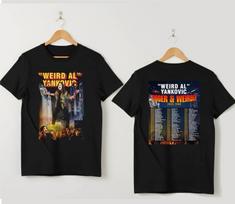 Weird Al Yankovic Bigger And Weirder 2026 Tour T-Shirt XXXL gray