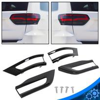 Gloss Black Tail Light Cover For Jeep Grand Cherokee