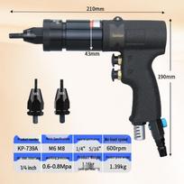 Gaobao M3-M12 Industrial Pneumatic Rivet Nut Gun