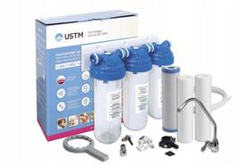 Po kriaukle montuojamas trijų pakopų vandens filtrų rinkinys Aqua FS3 Emi USTM