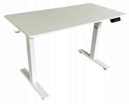 Reguliuojamas stalas VertiGo RXD1-3-2RR, baltas, 120x60 cm, aukštis 71-120 cm