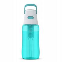 Vandens buteliukas su filtru Dafi SOLID 0,5 l, turkio spalvos, su šiaudeliu