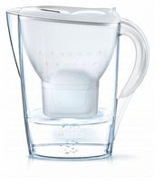 Vandens filtras ąsotis Brita Marella Cool 2,4 l, baltas, tinka BRITA kasetėms