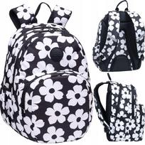 Mokyklinė kuprinė mergaitėms CoolPack su gėlėmis