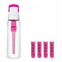 Vandens butelis su filtru Dafi SOLID 0,7 l Flamingo, 4 filtrai