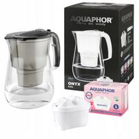 Vandens filtravimo ąsotis Aquaphor Onyx 4,2 l, juodas, su Mg2+ B25 filtru