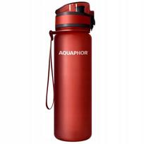 Vandens filtruojantis butelis AQUAPHOR CITY 0,5 l, raudonas