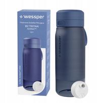Gertuvė su filtru Wessper B2 Tritan, 0,5 l, mėlyna