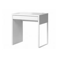 Rašomasis stalas IKEA MICKE 73x50x75 cm su stalčiumi, baltas