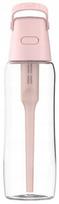Stiklinis vandens butelis su filtru DAFI SOLID GLASS, 0,6 l, Baby Pink