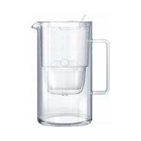 Stiklinis vandens filtras Aquaphor Glass 2,5 l su Maxfor+ H kasete, baltas