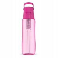 Gertuvė su filtru Dafi SOLID 0,7 l, rožinė, su šiaudeliu