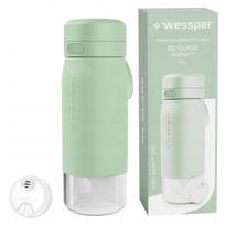 Stiklinis vandens butelis su filtru WESSPER B2 ACTITEX, 500 ml