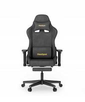 Žaidimų kėdė FLEXISPOT R1 pilka, su pakoju, 130 cm, atlošo ir galvos atrama