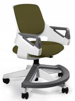 Ergonominė vaikų kėdė ROOKEE, besisukanti, khaki spalvos