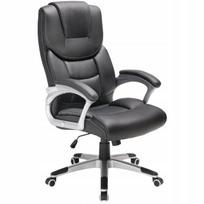 Ergonominė juoda žaidimų ir biuro kėdė