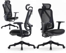 Ergonominė biuro kėdė, iki 150 kg, platus reguliavimo diapazonas