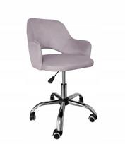 Biuro kėdė Milano MG55, pilkai rožinė, su ratukais
