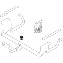 Priekabos kablys (farkopas) BRINK 414500 Subaru Justy, Suzuki Ignis