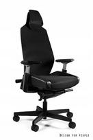 Ergonominė žaidimų kėdė RONIN Unique, balta–juoda, tinklelis