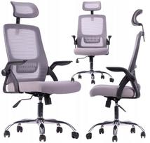 Ergonominė biuro kėdė FIGO, pilka, pasukama