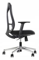 Ergonominė biuro kėdė LARRY, juoda, su tinkleliu, pasukama