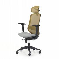 Ergonominė biuro kėdė Kenoko SUGI, geltona/pilka