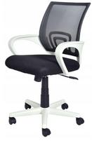 Vaikiška ergonomiška sukamoji kėdė LILY, juoda ir balta