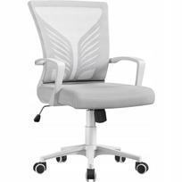 Ergonominė biuro kėdė, pilka, 60x60x100,5 cm, pasukama