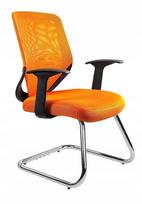 Konferencinė kėdė MOBI SKID, oranžinė