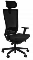 Ergonominė biuro kėdė Marti, juoda, su tinkleliu