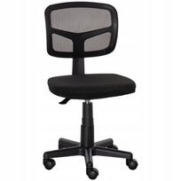 Ergonominė biuro kėdė, juoda, su pasukama baze