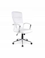 Biuro kėdė AURELIUS Halmar, ergonominė, TILT mechanizmas, balta eko oda