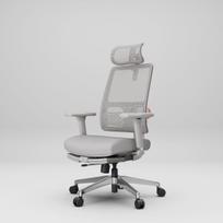 Ergonominė kėdė su pakoju Newtral MagicH-BPro, pilka, prisitaikanti juosmens atrama