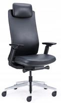 Ergonominė odinė biuro kėdė CORIUM su sinchroniniu mechanizmu