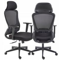 Ergonominė biuro kėdė SONAR, juodas tinklelis, multiblokas