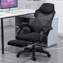 Ergonominė biuro kėdė su galvos ir kojų atrama, pasukama