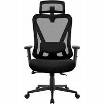 Biuro kėdė Yaheetech, ergonominė, juoda, 614285