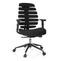 Biuro kėdė HJH OFFICE ERGO LINE II PRO, juoda oda, reguliuojama