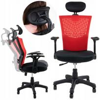 Ergonomiška biuro kėdė su tinkleliu, pasukama