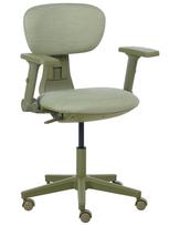 Ergonominė biuro kėdė su reguliuojama atlošu, žalia